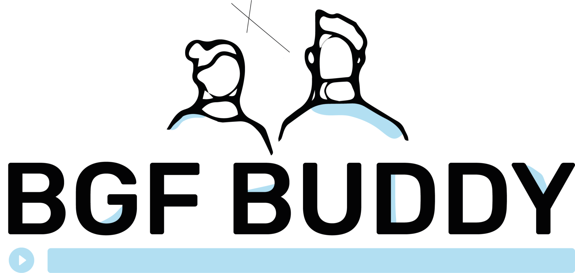BGF Buddy logo blau_schwarz mit personen ohne schirm finale version